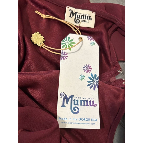 NWT Show Me Your MuMu Jess Ruffle Midi Dress - Picture 4 of 10